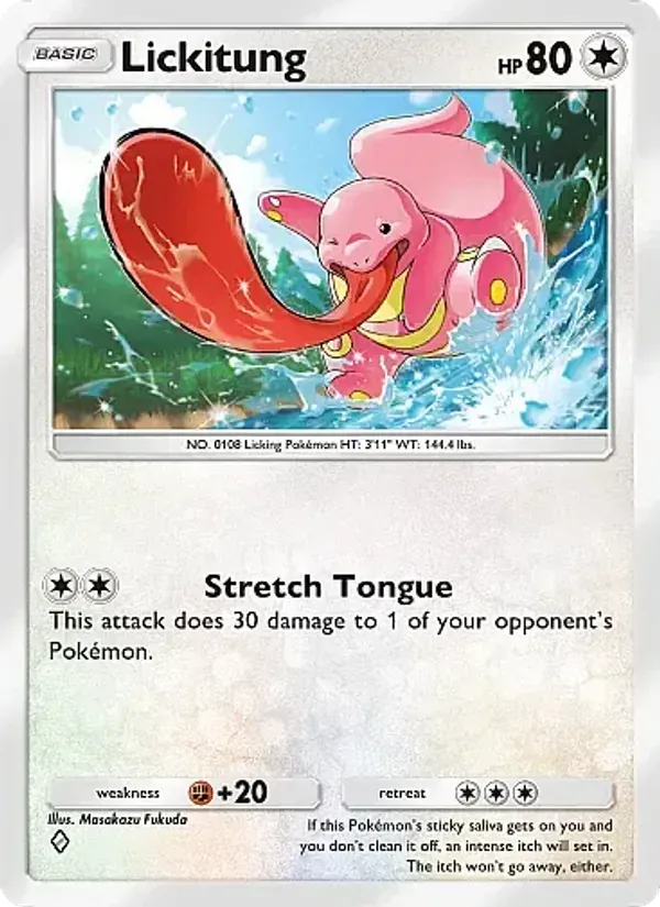 Lickitung 057/71 Nascentes Reclusas