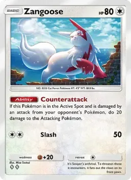 Zangoose 065 Nascentes Reclusas