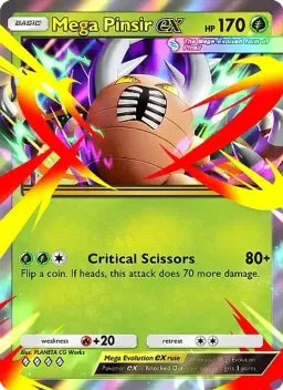 Mega Pinsir ex 002 Mega Rising