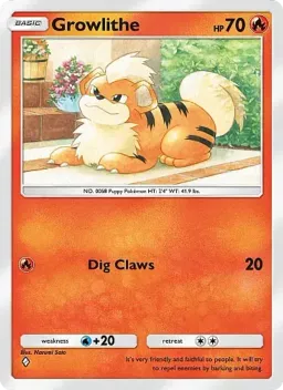 Growlithe 028 Mega Rising