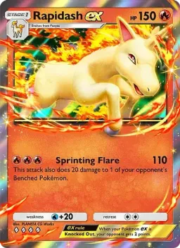 Rapidash ex 031 Mega Rising