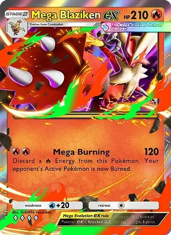 Mega Blaziken ex 036/226 Mega Rising