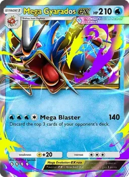 Mega Gyarados ex 052 Mega Rising