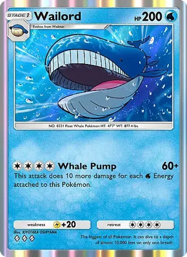 Wailord 057/226 Mega Rising