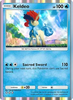 Keldeo 070 Mega Rising