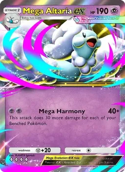 Mega Altaria ex 102 Mega Rising