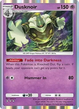 Dusknoir 105 Mega Rising