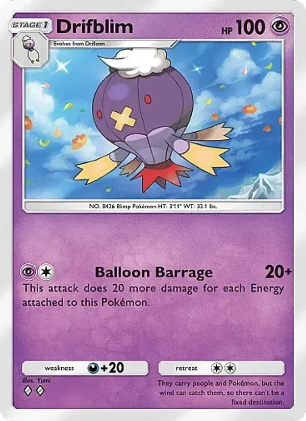 Drifblim 108/226 Mega Rising