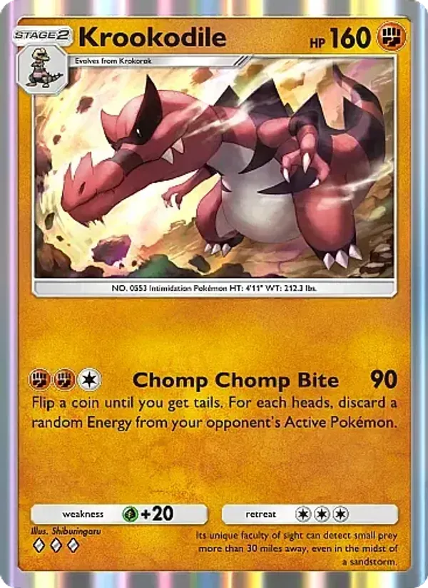 Krookodile 132/226 Mega Rising