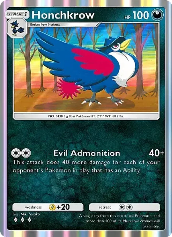 Honchkrow 149/226 Mega Rising