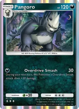 Pangoro 158 Mega Rising