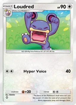 Loudred 191 Mega Rising