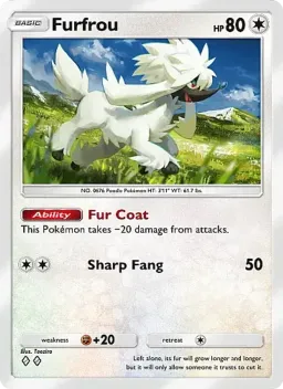 Furfrou 206 Mega Rising