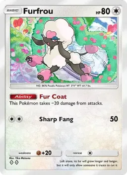 Furfrou 207 Mega Rising