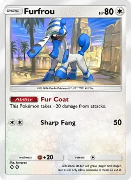 Furfrou 208 Mega Rising