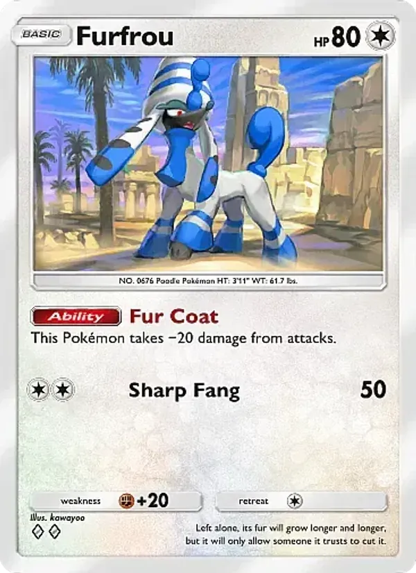Furfrou 208/226 Mega Rising