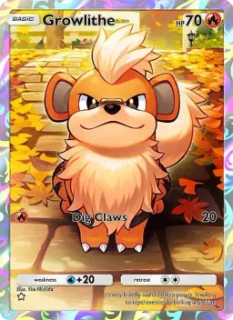 Growlithe 230 Mega Rising