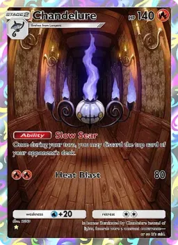 Chandelure 231 Mega Rising