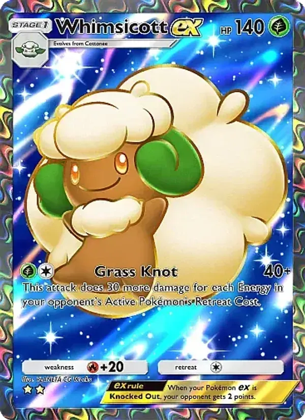 Whimsicott ex 252/226 Mega Rising