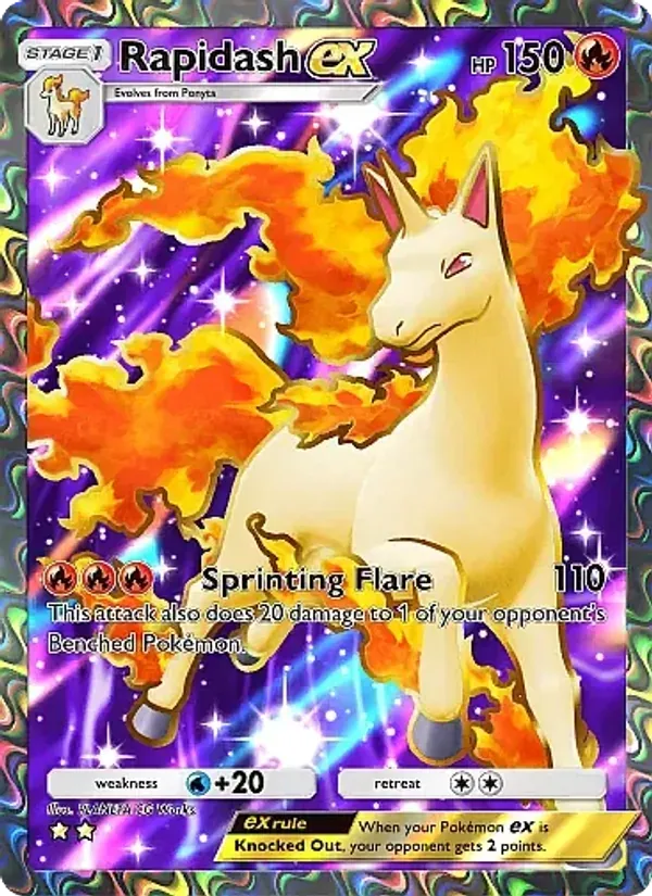 Rapidash ex 253/226 Mega Rising