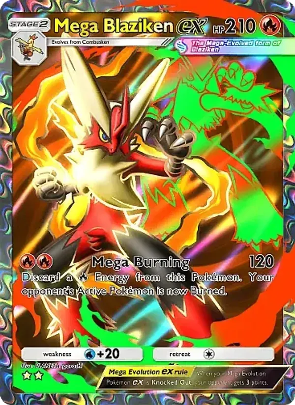 Mega Blaziken ex 254/226 Mega Rising
