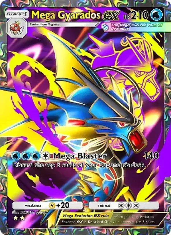 Mega Gyarados ex 255/226 Mega Rising