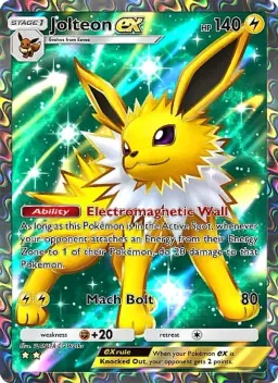 Jolteon ex 257 Mega Rising