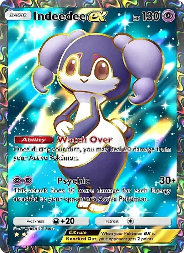 Indeedee ex 260/226 Mega Rising