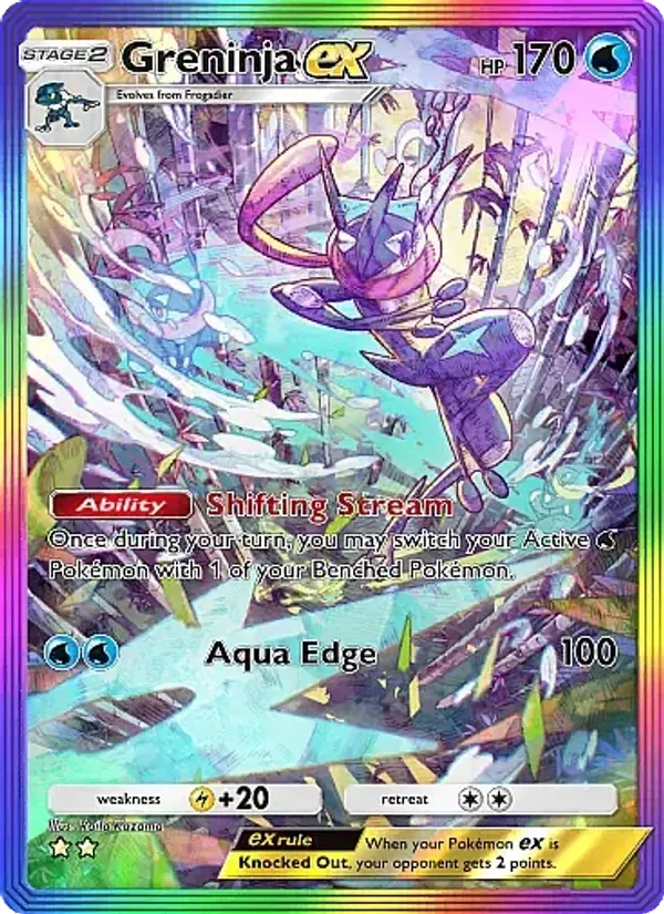 Greninja ex 275/226 Mega Rising