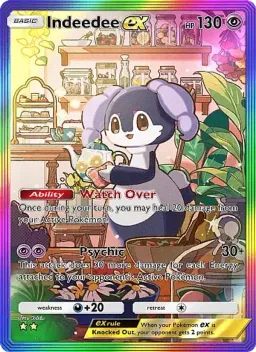 Indeedee ex 278 Mega Rising