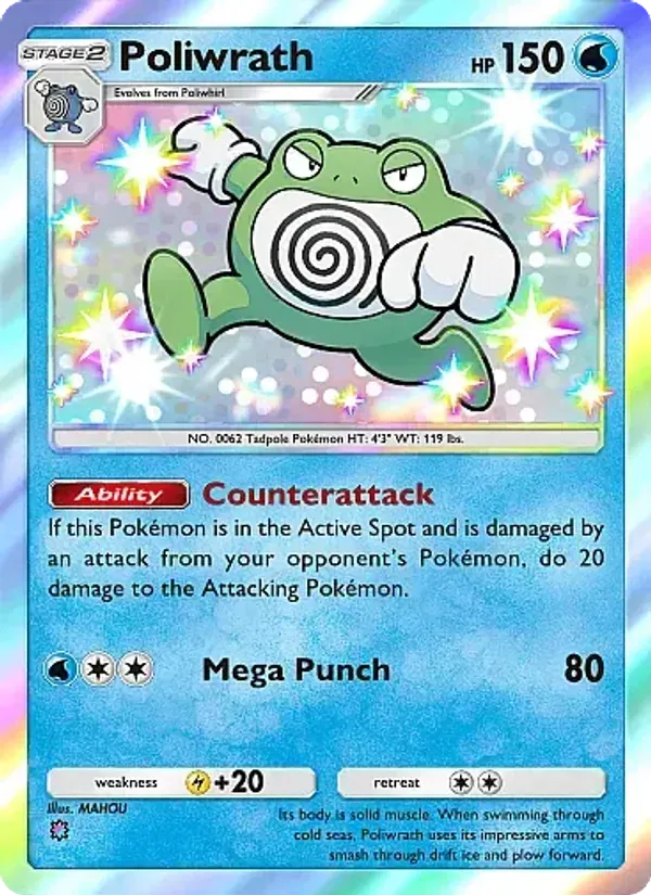Poliwrath 297/226 Mega Rising