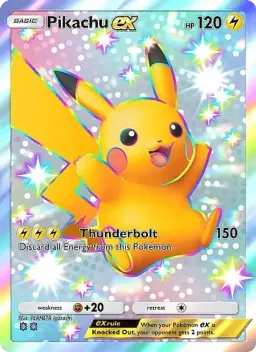 Pikachu ex 321 Mega Rising