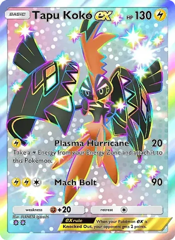 Tapu Koko ex 322/226 Mega Rising