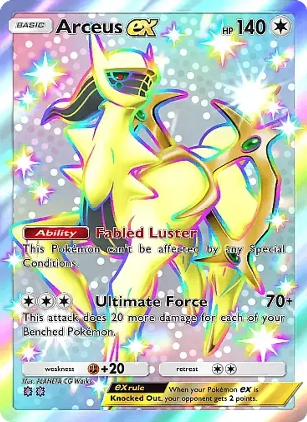Arceus ex 328/226 Mega Rising
