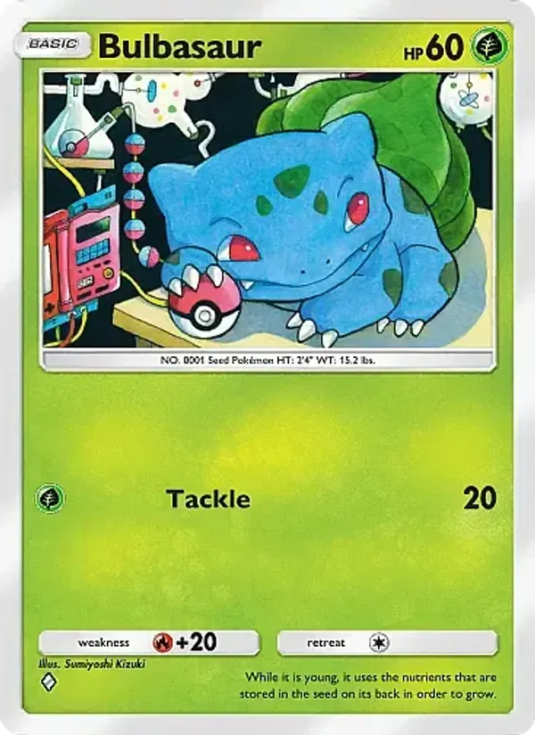 Bulbasaur 001/69 Chama Carmesim