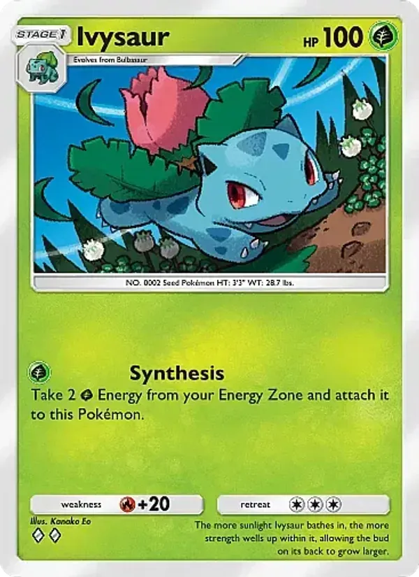 Ivysaur 002/69 Chama Carmesim