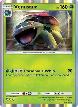 Venusaur 003 Chama Carmesim