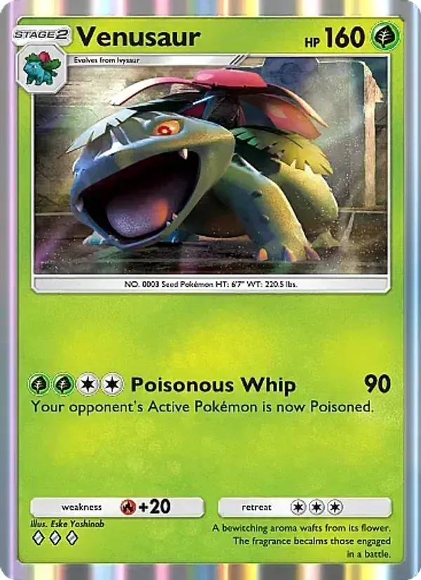 Venusaur 003/69 Chama Carmesim