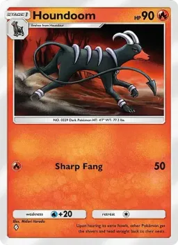 Houndoom 016 Chama Carmesim