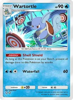Wartortle 018 Chama Carmesim