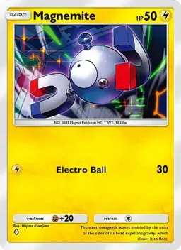 Magnemite 024 Chama Carmesim