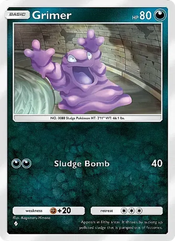 Grimer 045/69 Chama Carmesim