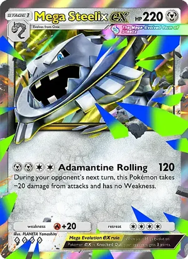 Mega Steelix ex 052/69 Chama Carmesim