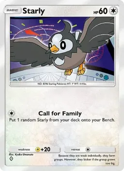 Starly 059 Chama Carmesim
