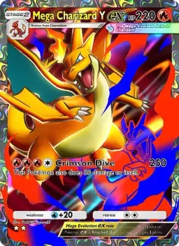 Mega Charizard Y ex 077 Chama Carmesim