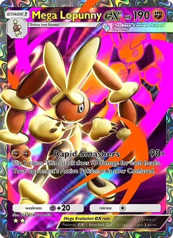 Mega Lopunny ex 079/69 Chama Carmesim
