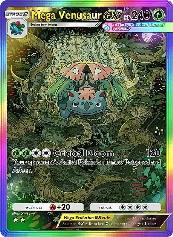 Mega Venusaur ex 083/69 Chama Carmesim