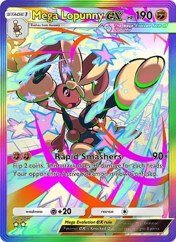 Mega Lopunny ex 085/69 Chama Carmesim