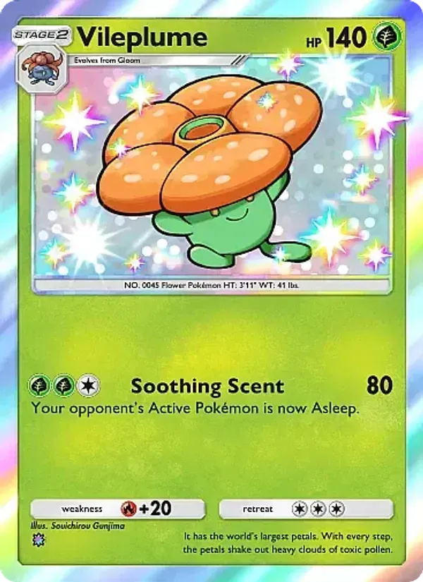 Vileplume 090/69 Chama Carmesim