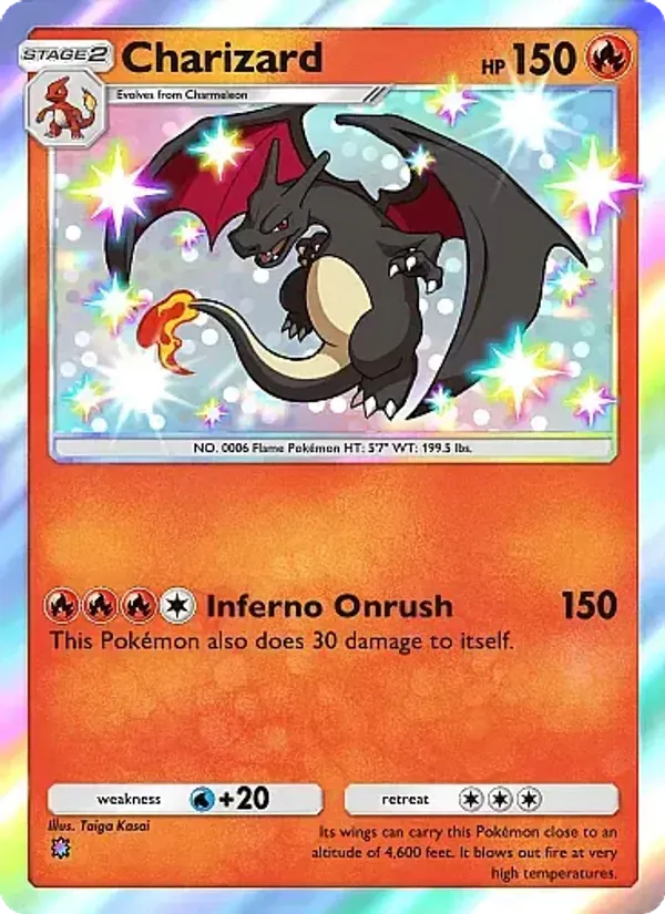 Charizard 091/69 Chama Carmesim